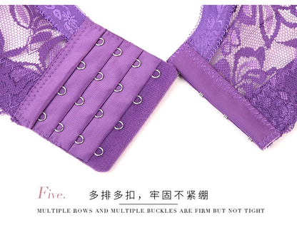 Sujetador pequeño de copa completa y fino, talla grande, sin aros