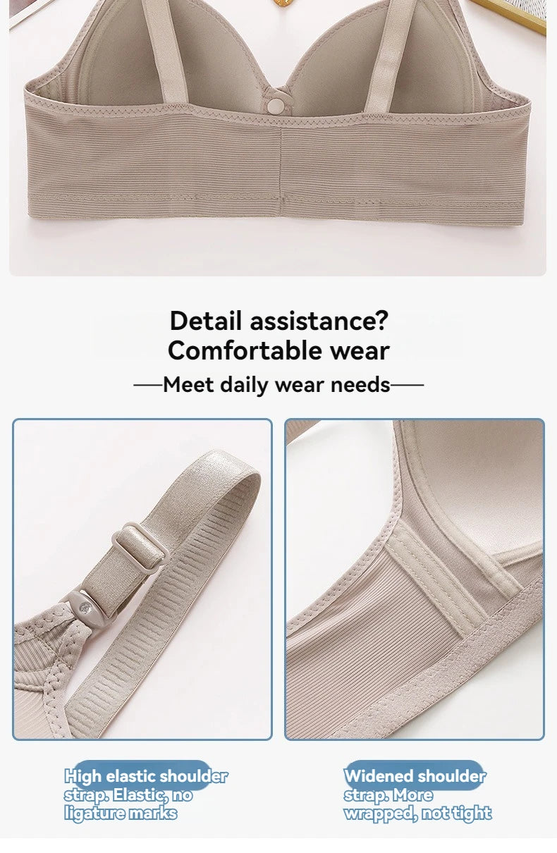 Sujetador push up sexy con hebilla delantera ajustable para MUJER