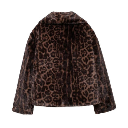 Abrigo de piel sintética de felpa esponjosa para mujer 2026 Otoño Invierno Novedades en prendas de abrigo