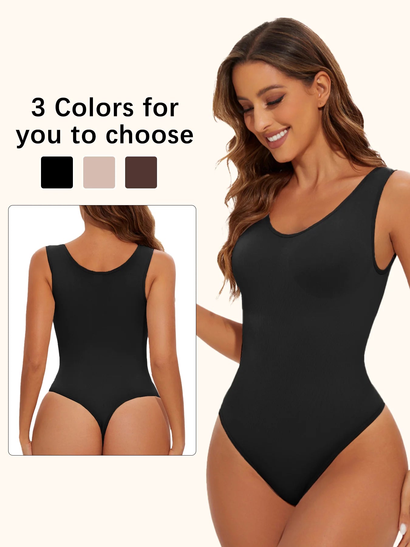 Nahtloser Shapewear-Body für Damen