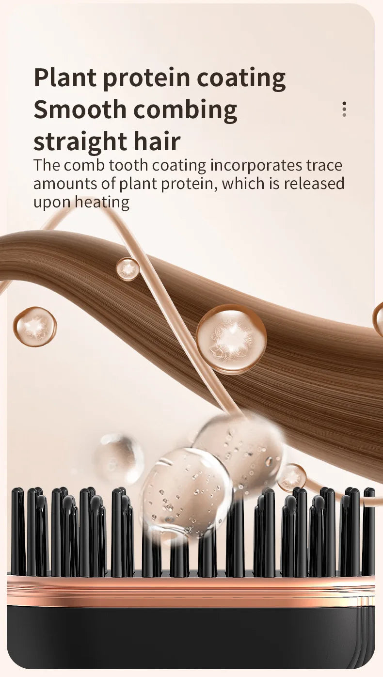 Neuer Mini-Haarglätter, wiederaufladbar, tragbar, mit Verbrühungsschutz, kabellos, USB-Ladefunktion