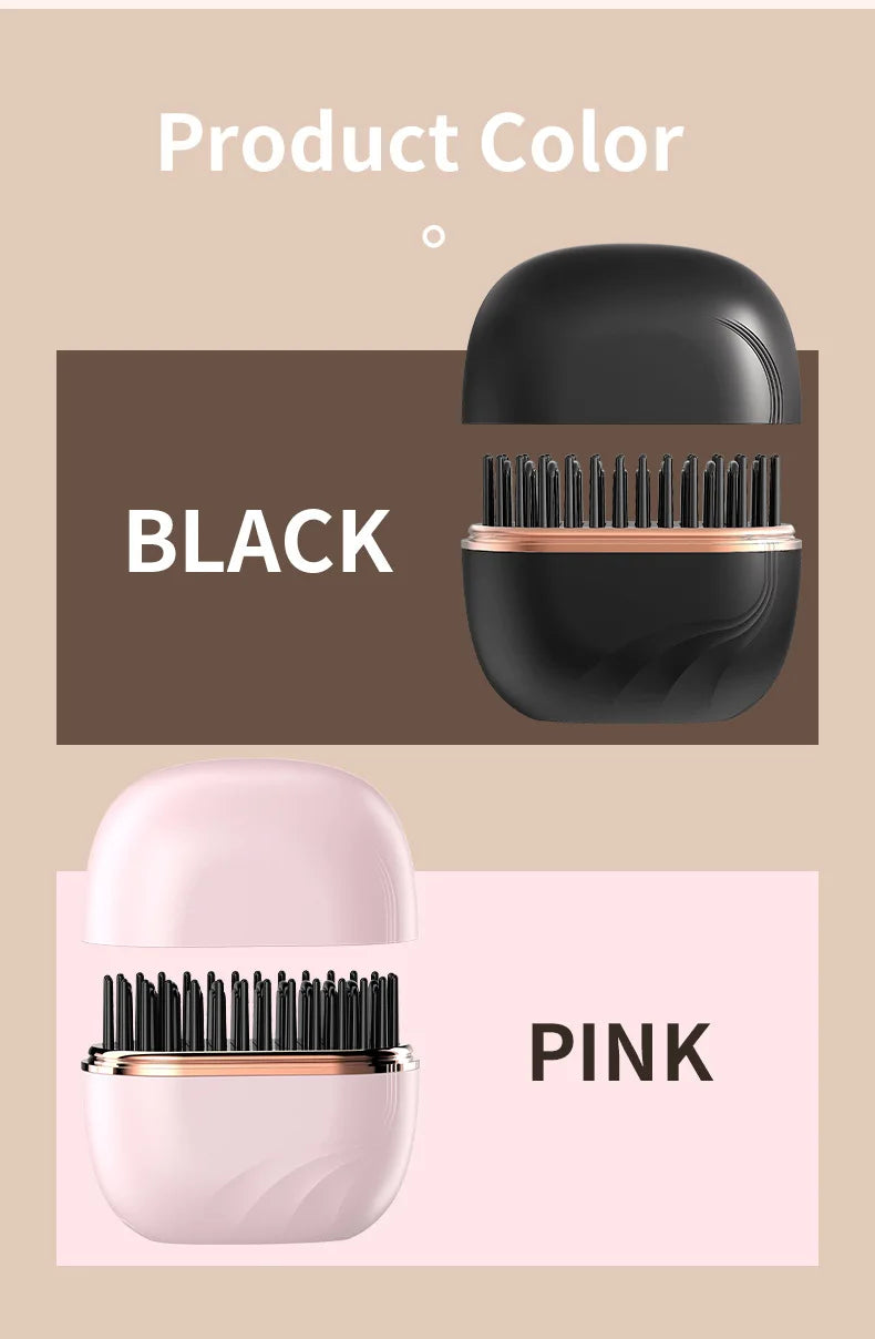 Neuer Mini-Haarglätter, wiederaufladbar, tragbar, mit Verbrühungsschutz, kabellos, USB-Ladefunktion